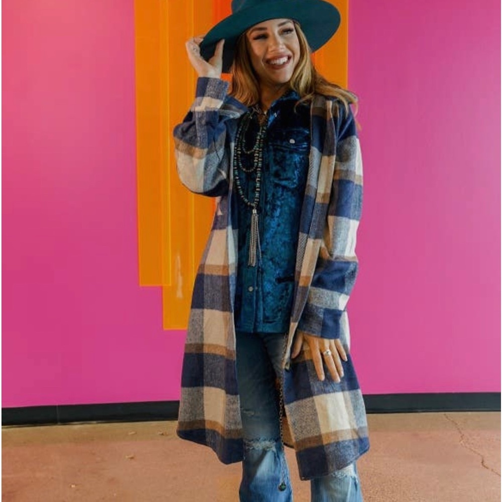 Plaid shacket